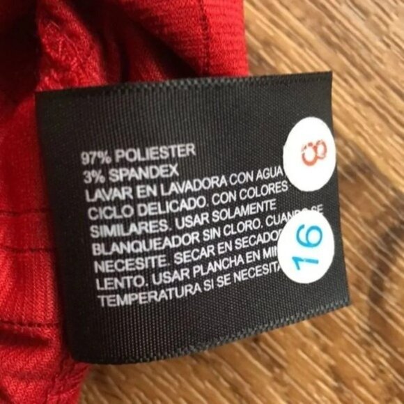 East‎ 5th Essentials Red Textured Knit Top Short Sleeve Crew Neck Shirt - Picture 5 of 11